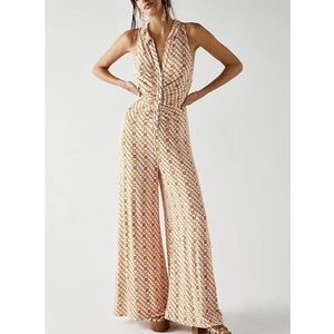 Free People Shayla Halter Jumpsuit